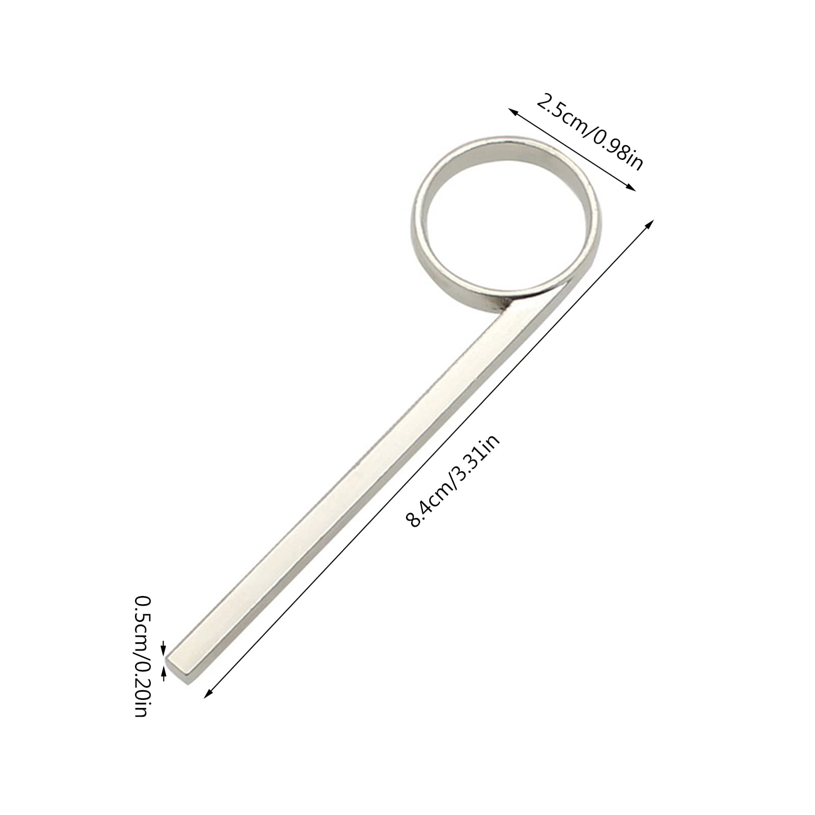 Amazon | 84 ミリメートルの長さの銅スライド指リングトランペット